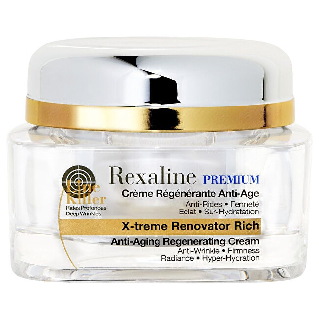 Rexaline Deep regenerating anti-wrinkle cream Premium Line Killer X-Treme Renovator Rich 50 ml 50ml vietinės priežiūros priemonė