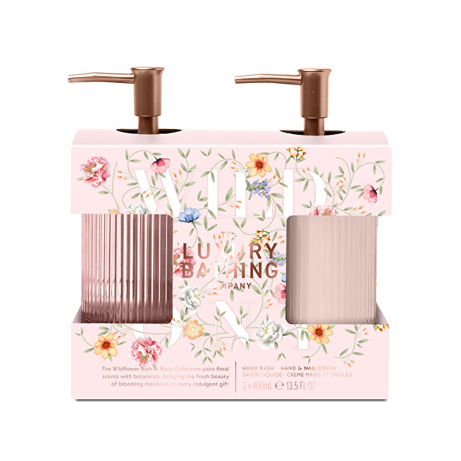 Grace Cole Peony Hand Care Set ( Pivoňka, Broskev & Malina ) - D&aacute;rkov&aacute; sada ( 2 ks ) Vonios ir du&scaron;o priemonė Moterims