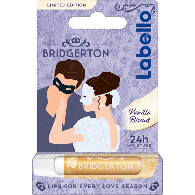 Labello Bridgerton Vanilla Biscuit Lip Balm 4.8 g Moterims