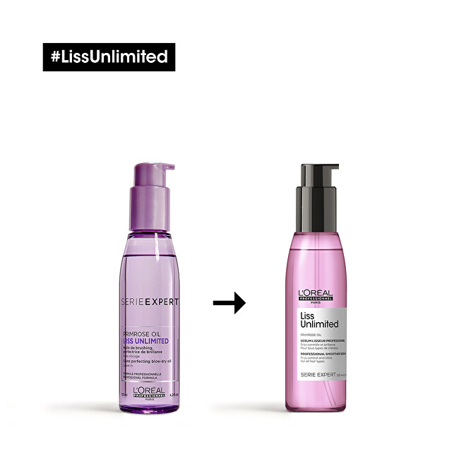 L&acute;Or&eacute;al Professionnel Pro-keratin soothing serum against hair frizz Expert Liss Unlimited ( Professional Smooth er Serum) 125ml atstatomoji plaukų priežiūros priemonė