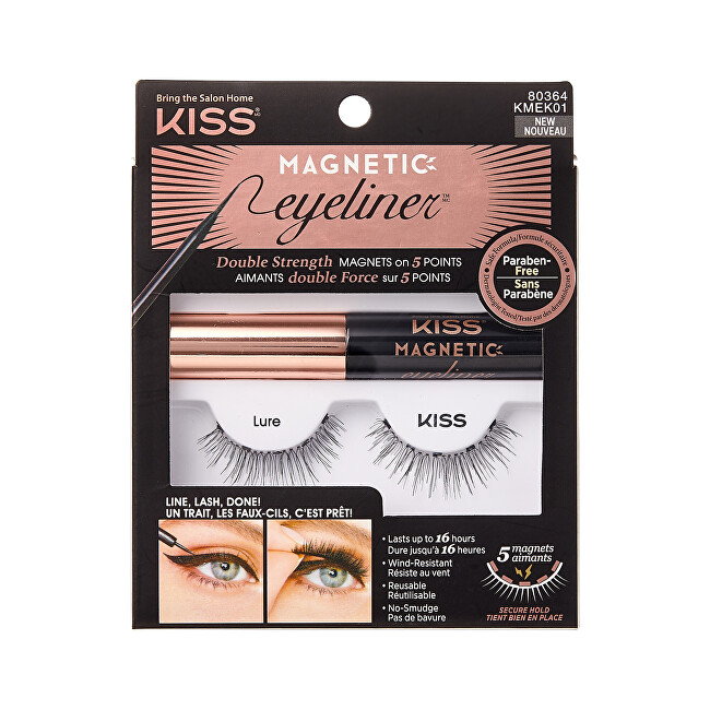Kiss Magnetic (Magnetic Eyeliner & Lash Kit) Lure Moterims