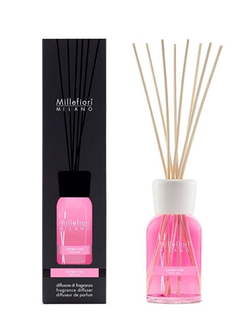 Millefiori Milano STICK DIFFUSER 250 ml LYCHEE ROSE 250ml Unisex