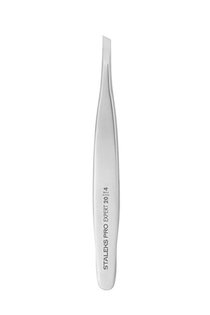 STALEKS Expert 20 Type 4 Narrow Beveled Tip Eyebrow Tweezers (Eyebrow Tweezers) antakių kosmetika