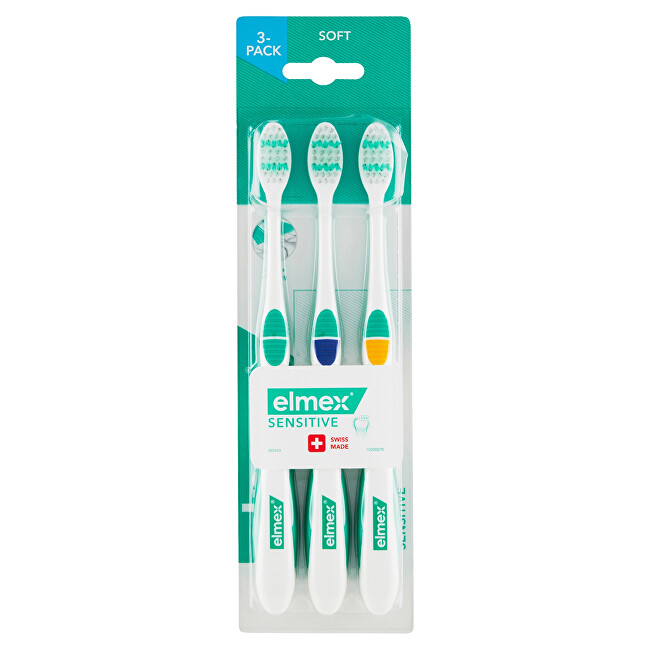 Elmex Very Soft Toothbrush Sensitiv e 3 pcs Unisex