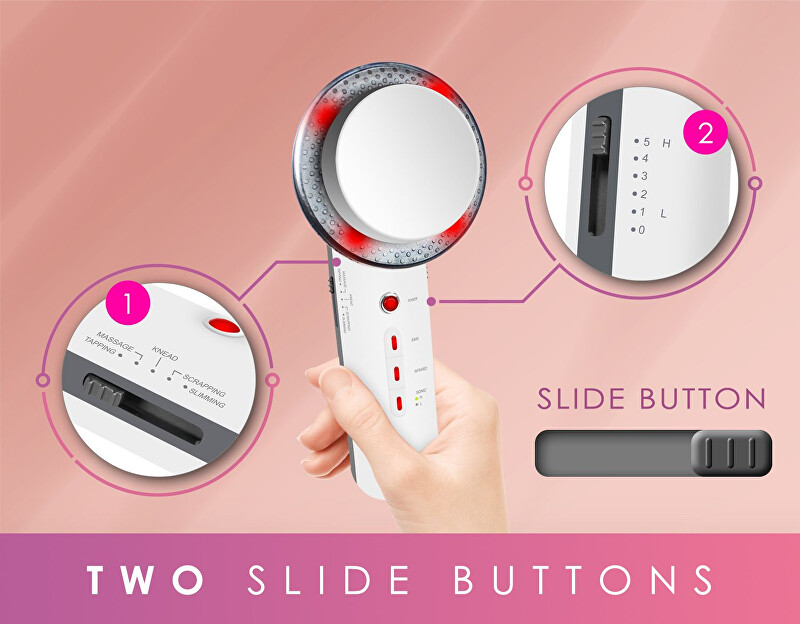 BeautyRelax 3-in-1 ultrasonic cavitation BR-720 prietaisas masažui