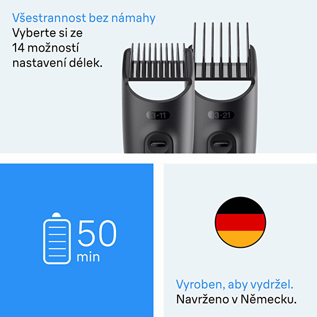 Braun Multifunctional 4in1 trimmer Series 3 AIO3500 Grey skustuvas