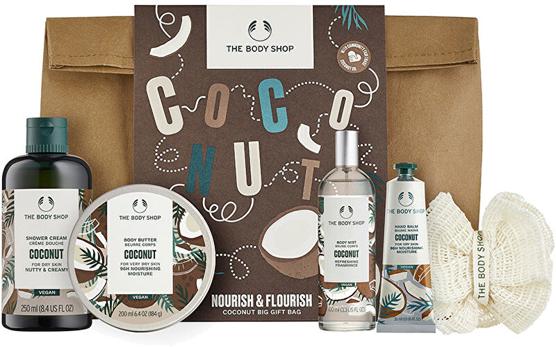 The Body Shop Coconut Body Care Gift Set Moterims