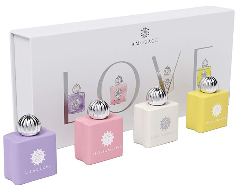 Amouage Amouage Love mini sada - EDP ​​4 x 7.5 ml 7.5ml NI&Scaron;INIAI Moterims