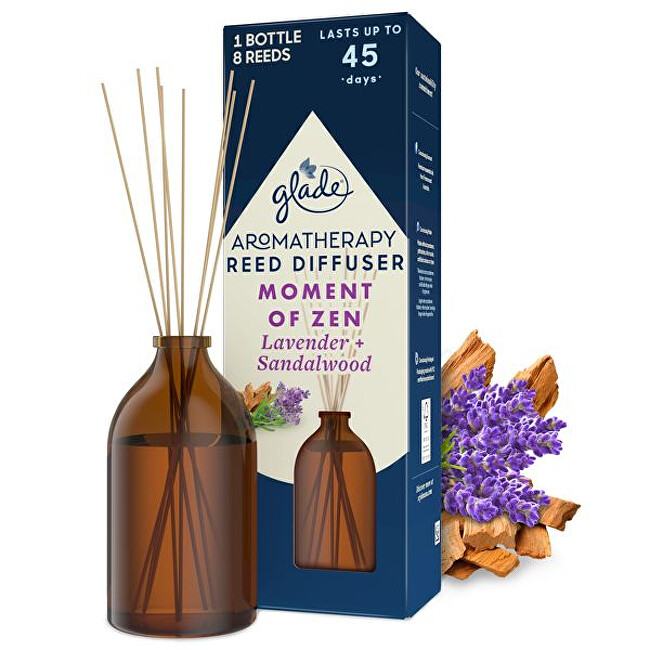Glade Incense sticks with the scent of lavender and sandalwood Aromatherapy Reed Moment of Zen Lazdelės namų kvapui Unisex