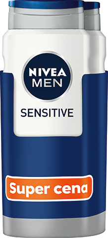 Nivea Men Sensitiv e 2 x 500 ml men´s shower gel 500ml Vyrams