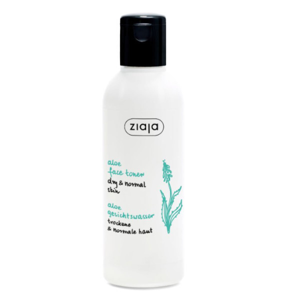 Ziaja Aloe Face Toner for dry and normal skin Makiažo valiklis Moterims