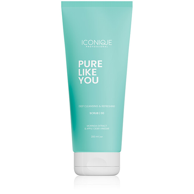 ICONIQUE Professional Deep cleansing peeling Pure Like You Scrub Galvos odos &scaron;veitiklis Moterims