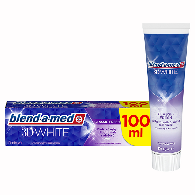 Blend-a-med Whitening toothpaste 3D White Classic Fresh 100 ml 100ml dantų pasta