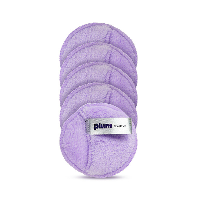 PlumBeauty Make-up Remover Pads 5 pcs makiažo valiklis