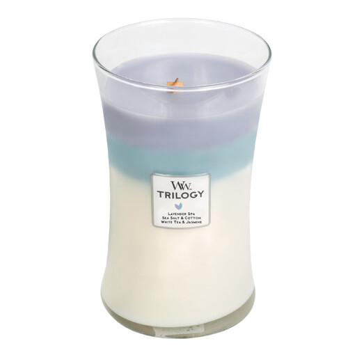WoodWick Scented candle vase large Trilogy Calming Retreat 609.5 g Unisex