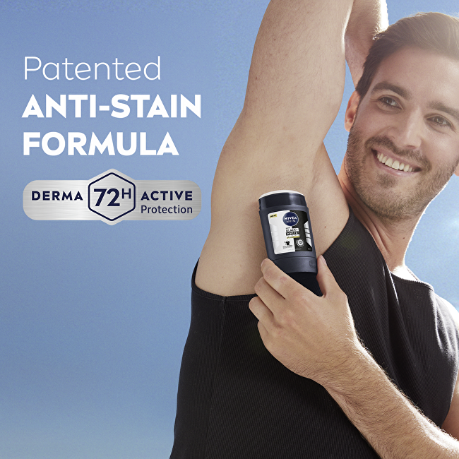 Nivea Solid antiperspirant B&W Epic Night Anti-Perspirant 50 ml 50ml dezodorantas