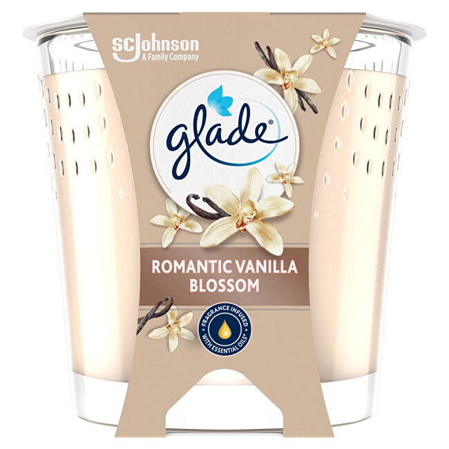Glade Scented candle Romantic Vanilla Blossom 112 g kvepianti žvakė