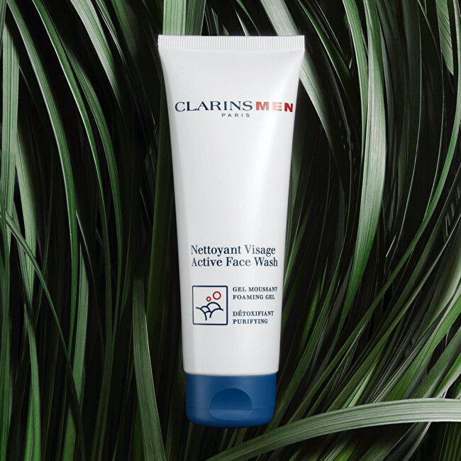 Clarins Cleansing Foaming Gel for Men Men ( Active Face Wash) 125 ml 125ml makiažo valiklis