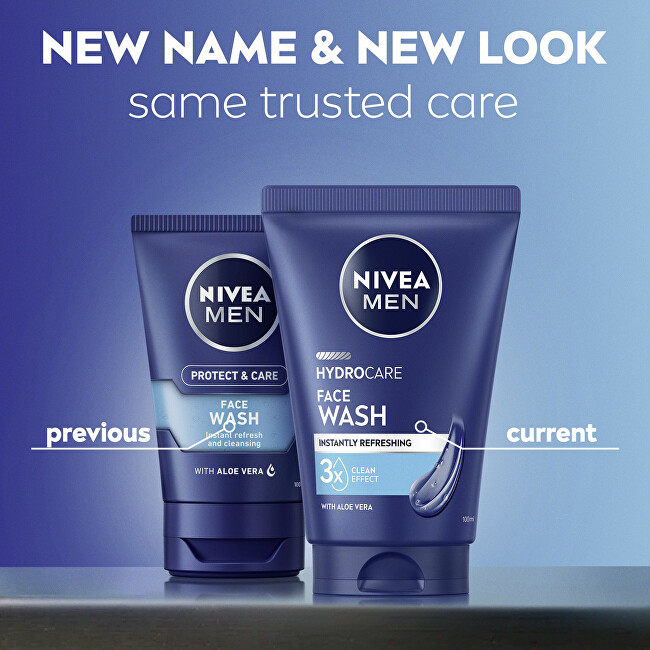 Nivea Men Hydrocare Cleansing Gel (Face Wash) 100 ml 100ml makiažo valiklis