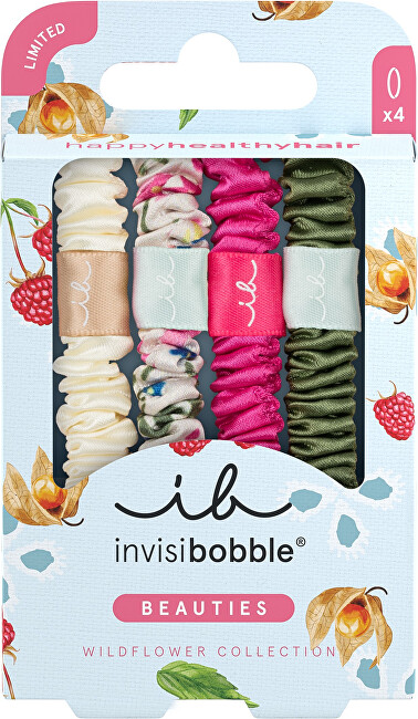 Invisibobble Beauties Wildflower Blossom Dreams Hair Scrunchie 4 pcs plaukų aksesuaras