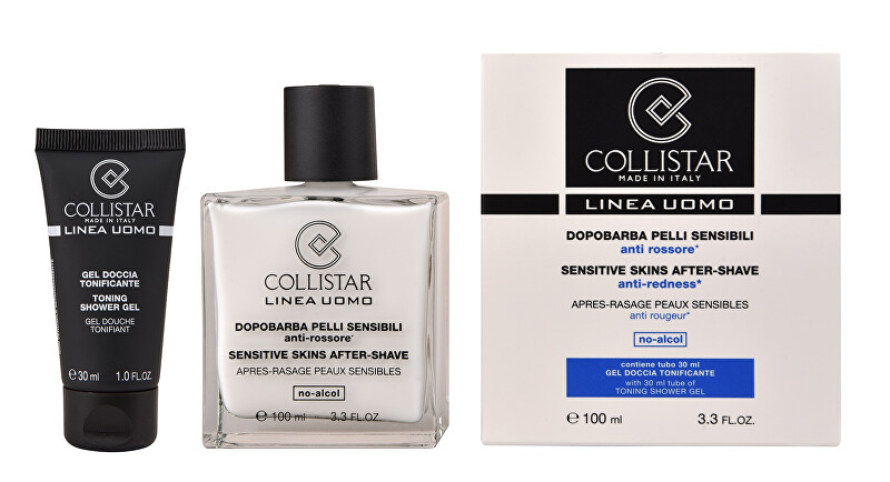 Collistar Men´s After Shave Gift Set Linea Uomo ( Sensitiv e Skins After-Shave) Vyrams