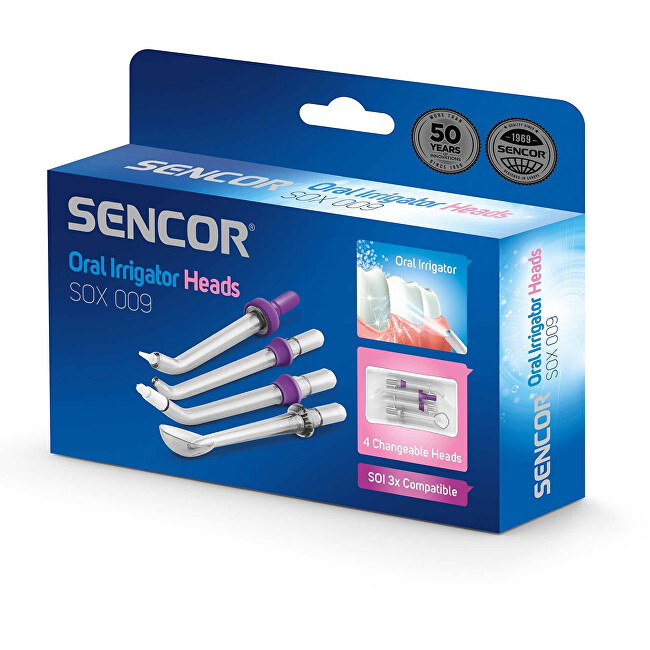Sencor Spare attachments for mouth shower SOI 33x SOX 009 Unisex