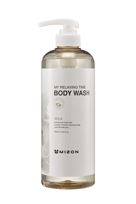 Mizon Shower gel with milk protein Milk My Relaxing Time ( Body Wash) 800 ml 800ml Moterims