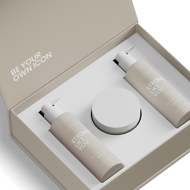 ICONIQUE Professional Strong Like You Damaged Hair Gift Set &scaron;ampūnas