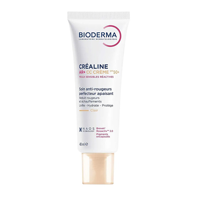 Bioderma CC cream SPF 50+ Cr&eacute;aline AR+ CC Cream 40 ml - Dor&eacute; Veido kremas su atspalviu Moterims