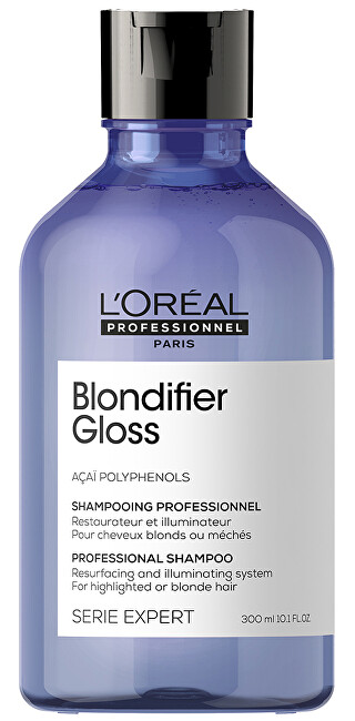 L´Oréal Professionnel Regenerating and Brightening Shampoo for Blonde Hair Expert Blondifier Series (Gloss Shampoo) 500ml Moterims