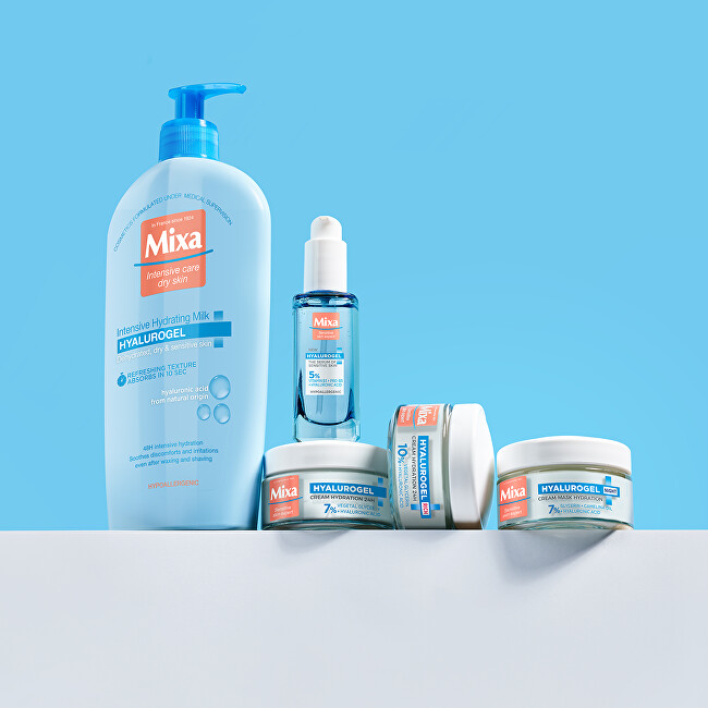 Mixa Moisturizing Body Lotion for Dry and Sensitive Skin Hyalurogel (Intensive Hydrating Milk) 400 ml 400ml Moterims