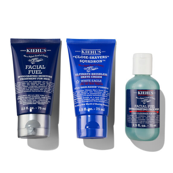 Kiehl&acute;s Shave it Off & Take Off gift set makiažo valiklis