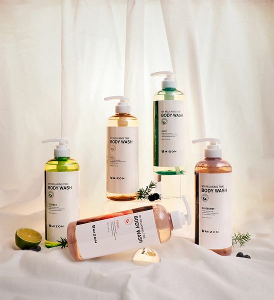 Mizon Shower gel with milk protein Milk My Relaxing Time ( Body Wash) 800 ml 800ml Moterims