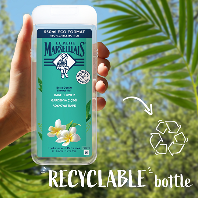Le Petit Marseillais Shower gel Tiare Flower Shower Gel 650ml Moterims