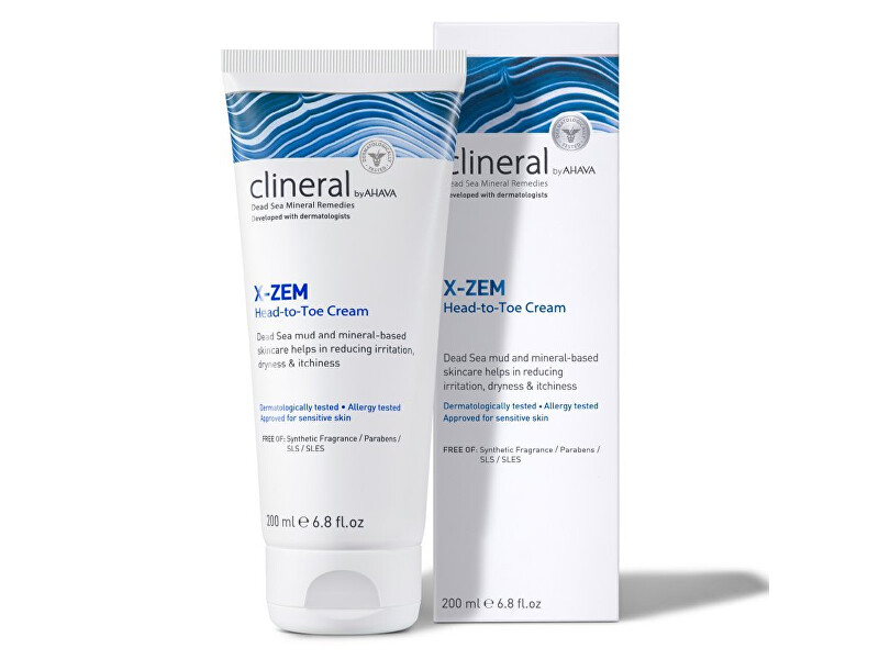 AHAVA Intensive whole body cream Clineral X-ZEM ( Head -to-Toe Cream) 200ml 200ml Moterims