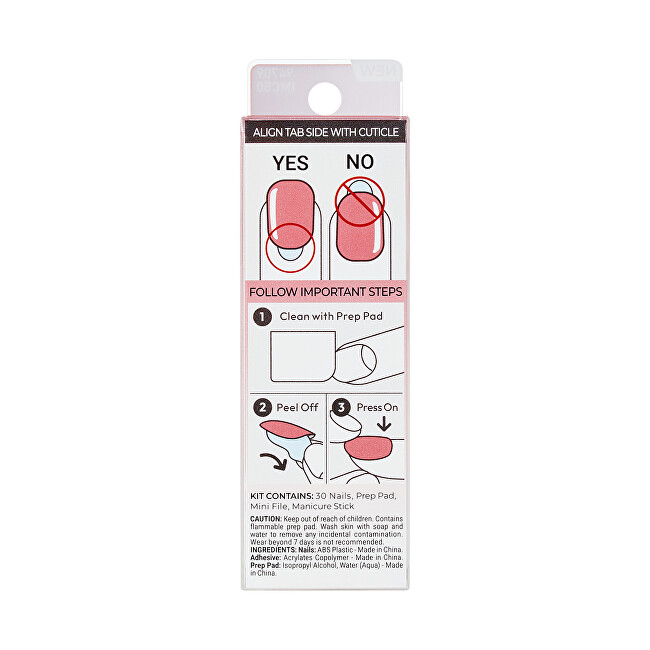 Kiss Self-adhesive nails imPRESS Color Nails (Beat The Heat) 30 pcs priemonė nagams