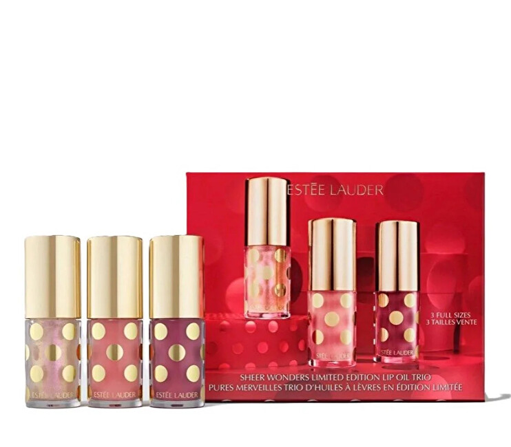 Esteé Lauder Sheer Wonders Lip Oils Gift Set lūpų balzamas Esteé Lauder Sheer Wonders Lip Oils Gift Set lūpų balzamas