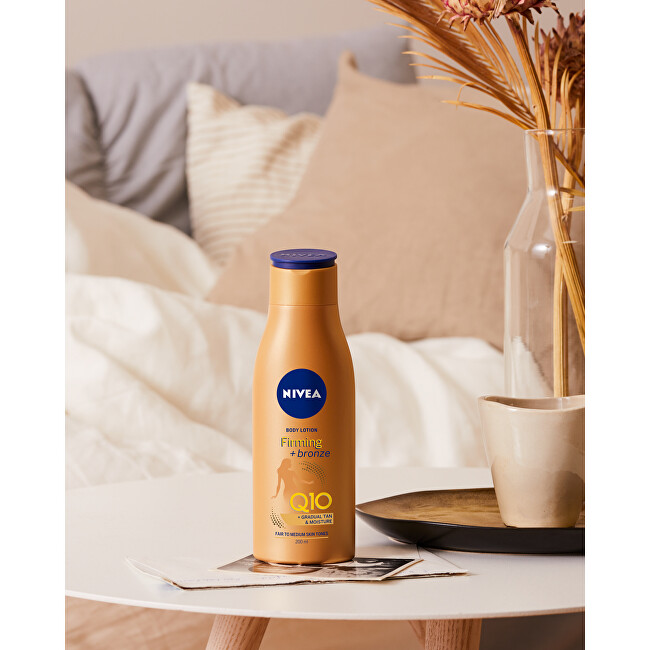 Nivea Firming toning body lotion Q10 Firming + Bronze (Body Lotion) 400 ml 400ml kojų priežiūros priemonė