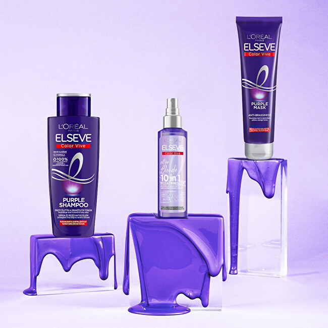 L&acute;Or&eacute;al Paris L&acute;Oreal Paris Elseve Color Vive Purple Mask atstatomoji plaukų priežiūros priemonė