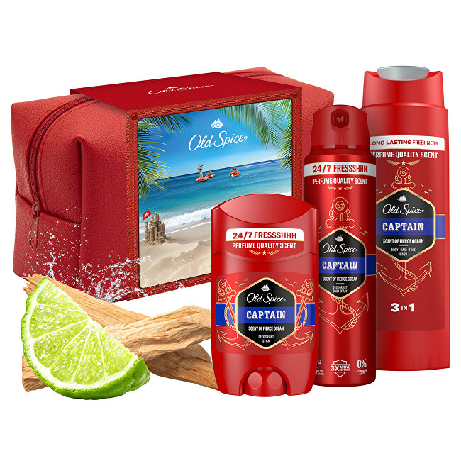 Old Spice Captain Travel Bag - D&aacute;rkov&aacute; sada Vonios ir du&scaron;o priemonė Vyrams