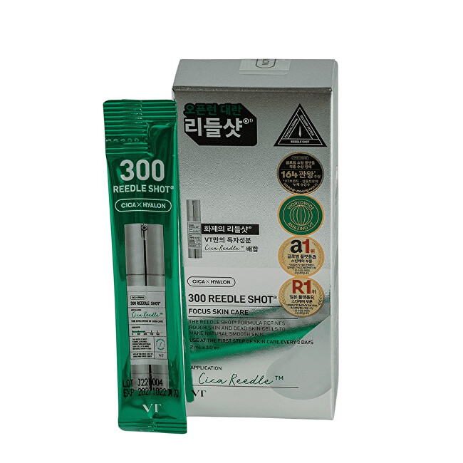VT Cosmetics Reedle Shot 300 Face Serum Gift Set 10 x 2 ml 2ml vietinės priežiūros priemonė