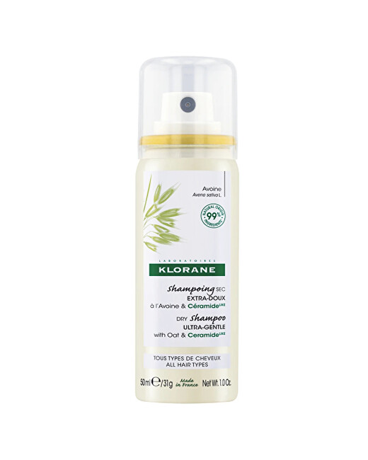 Klorane Dry shampoo with ceramides Oats (Dry Shampoo) 50 ml 50ml Moterims