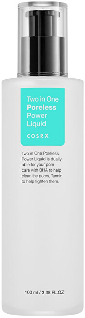 COSRX Tonikum pro redukci rozšířených pórů (Two in One Poreless Power Liquid) 100 ml 100ml vietinės priežiūros priemonė