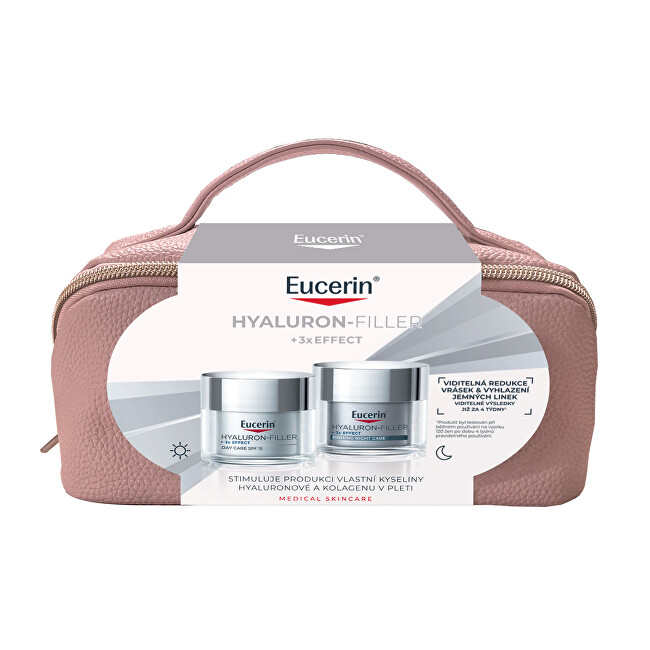 Eucerin Hyaluron-Filler+3xEffect Gift Set vietinės priežiūros priemonė