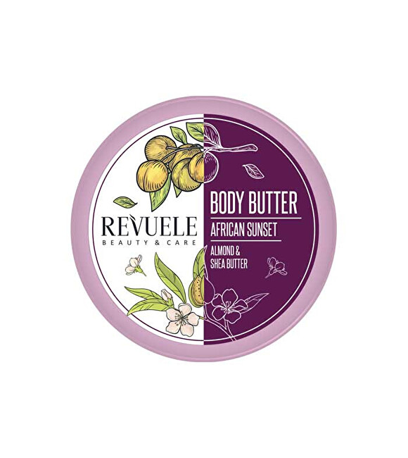 Revuele African Sunset Almond & Shea Moisturizing Body Butter ( Body Butter) 200 ml 200ml Moterims