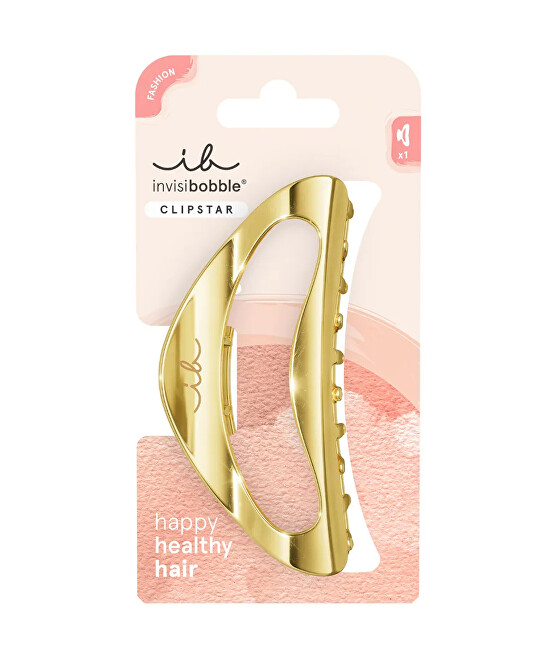 Invisibobble Clipstar Gold Luxe hair clip Moterims