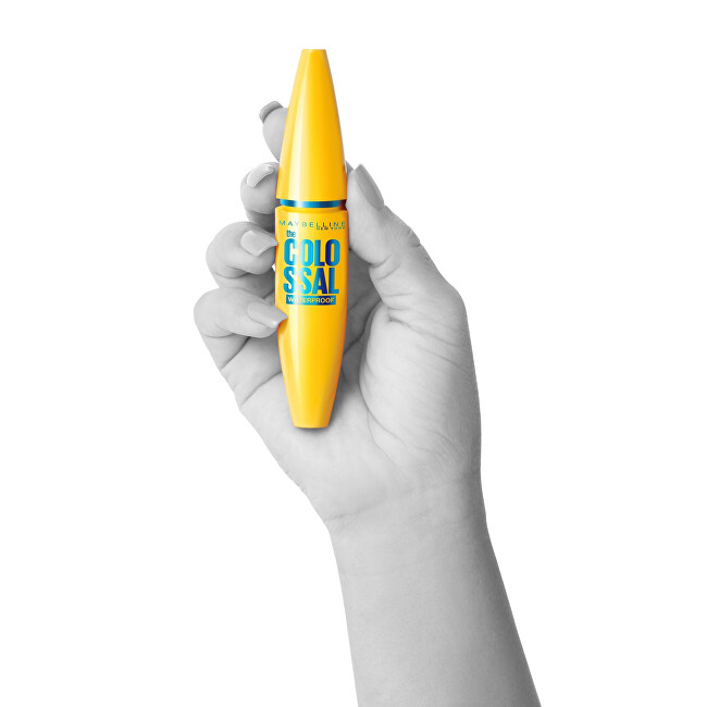 Maybelline Waterproof mascara with mega-brush for colossal volume Colossal Volum Express Waterproof 10 ml Black 10ml blakstienų tu&scaron;as