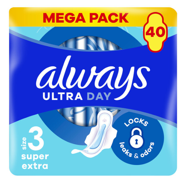 Always Ultra Day sanitary pads 40 pcs Moterims