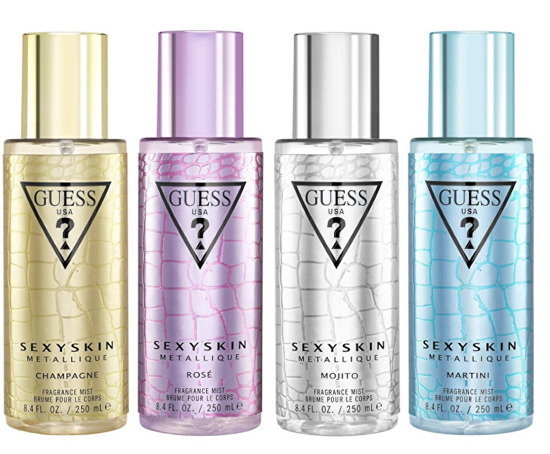 Guess Sexy Skin Metallique Ros&eacute; - tělov&yacute; z&aacute;voj 250ml kvepalai Moterims
