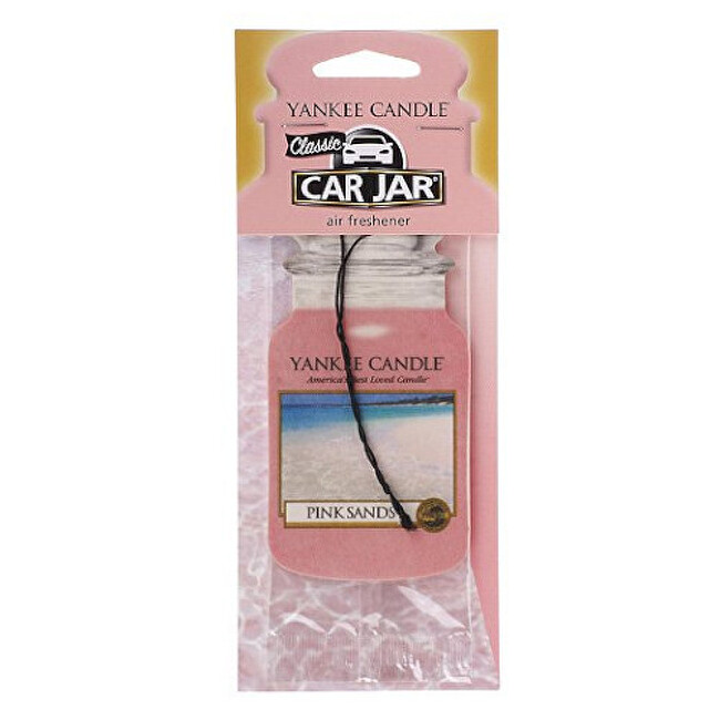 Yankee Candle Paper tag for Pink sands 1 pc automobilio gaiviklis
